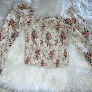 American eagle floral top